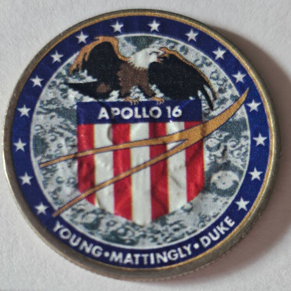 APOLLO Astronauts Crews Colorized JFK Half Dollar U.S. 5-Coin Set NASA Program - Picture 4 of 7